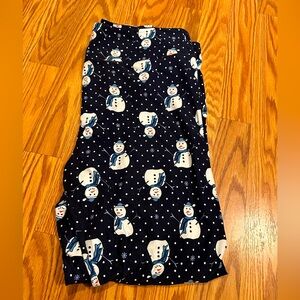 LuLaRoe snowman leggings sz T/C